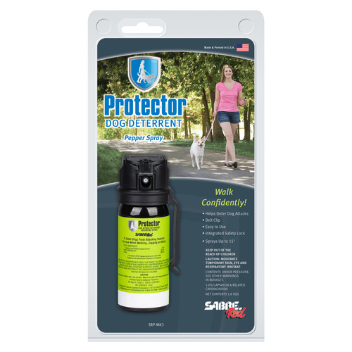Sabre Red - Pfefferspray Hund Abschreckung Protector MK3 - 53 ml - Stream - SRP-MK3