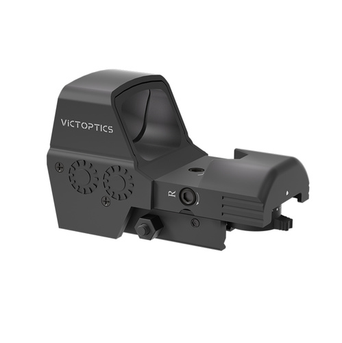 VictOptics - Offener Kollimator SRD 1x23x33 mit Four-Reticle - Picatinny QD - Schwarz - RDSL36