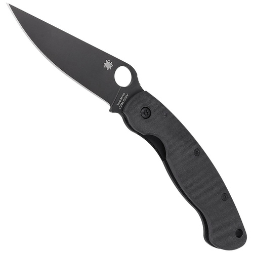 Spyderco - Military™ Modell G-10 Schwarz / Schwarz Klinge Messer - C36GPBK