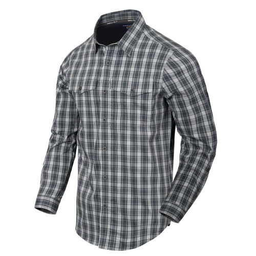 Helikon - Shirt Covert Concealed Carry - Foggy Grey Plaid - KO-CCC-CB-PC - Helikon Hemden