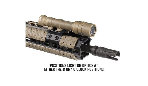 Magpul - M-LOK® Aluminium Offset Licht/Optik Halterung für RIS Taktisches Licht - MAG604-BLK