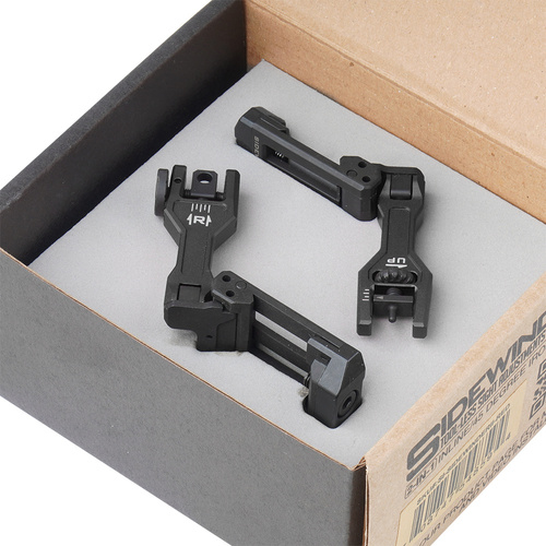 Strike Industries - Sidewinder II BUIS Backup Iron Sights - Schwarz - SIDEWINDERII-BK