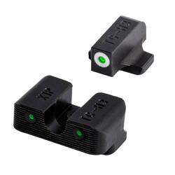 TruGlo - Zielgeräte Tritium Pro - Glock - Niedrig - Weiße Felge - TG231G1W