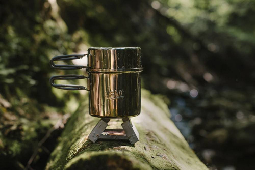 Esbit - Touristentopf mit Deckel - Edelstahl - 1 L - PT1000ST