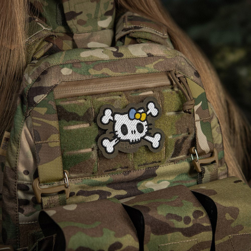 M-Tac – Kitty Patch – Stickerei – Gelbe und Blaue Schleife – Ranger Green – 51387023