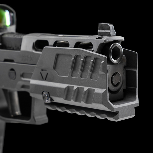 Strike Industries - Strahlenschutzschild für SMC Alfa/Bravo Pistolen - Schwarz - SI-SMC-BS-S