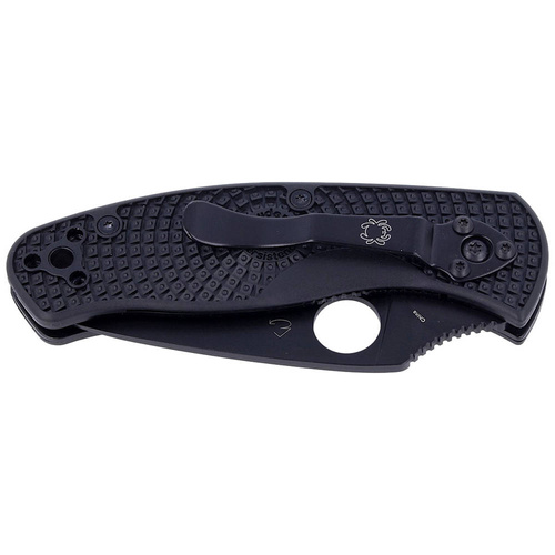 Spyderco - EDC-Messer Persistence Lightweight - Black Blade Plain - Schwarz - C136PBBK