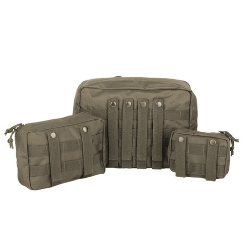 Mil-Tec - 3-Pc Mesh Pouch Set - OD Grün - 16003801