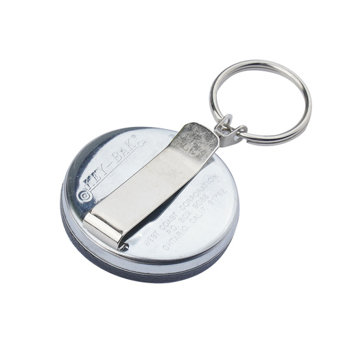 KEY-BAK - ORIGINAL-Edelstahlkette - Schwarzes Vinyl - 0005-0134