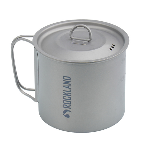 Rockland - Becher Minimalist mit Deckel - 600 ml - Titan