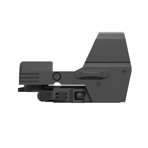 VictOptics - Offener Kollimator SRD 1x23x33 mit Four-Reticle - Picatinny QD - Schwarz - RDSL36