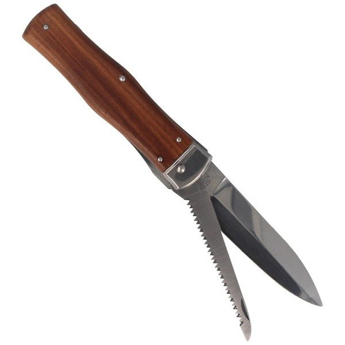Mikov - Automatisches Federmesser Predator Wood mit Säge - 241-ND-2/KP