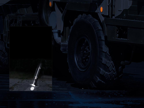 Fenix - TK30 wiederaufladbare Laser-Taschenlampe - 5000 mAh - 500 Lumen