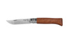 Opinel - Messer N°8 VRI - Rostfreier Stahl - Walnuss/Noyer