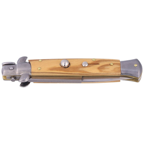 Frank Beltrame - Stiletto Switchblade Messer Bayonet - Helles Olivenholz - 23cm - FB 23/94B