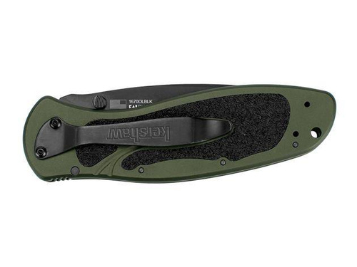 Kershaw - Taktisches Messer Blur 1670OLBLK - 14C28N - Schwarz - 1670OLBLK