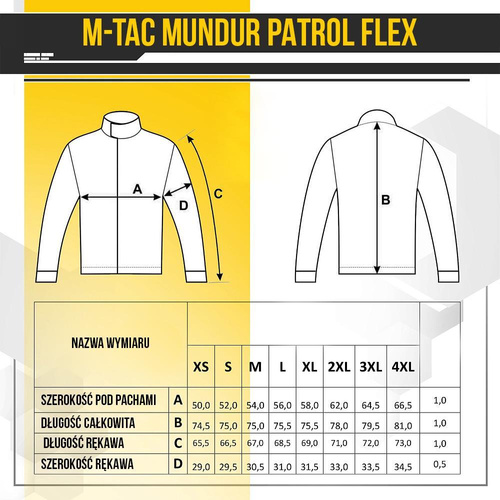 M-Tac - Patrol Flex Uniform Sweatshirt - Dark Olive - 20028048