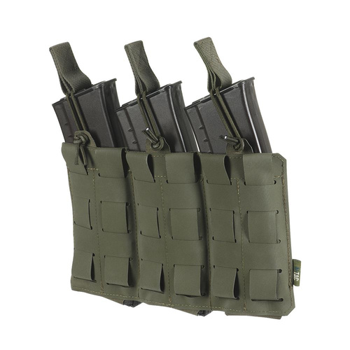 M-Tac - Dreifach-Magazintasche für AR / AK Elite Laser Cut - Ranger Green - 10145123