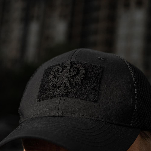 M-Tac - Polnischer Adler Lasergeschnittener Aufnäher - Cordura 500D - Schwarz - 51008002