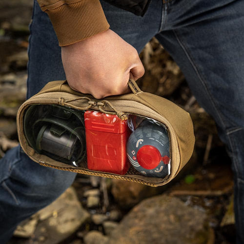 M-Tac – Elite Medium Clear Pouch – Medium - Coyote - 10147005-M