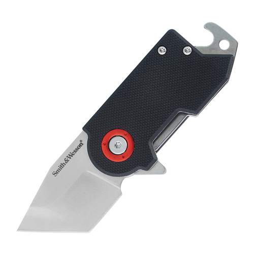 Smith&Wesson - Klappmesser Benji - 8Cr13MoV - Tanto - G10 - Schwarz - 1122566