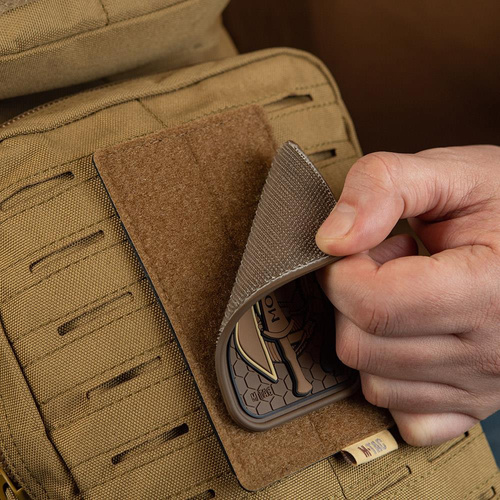 M-Tac - MOLLE-Platte für Aufnäher - 80 x 135 mm - Coyote - 10122005