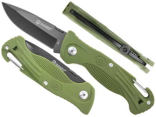 Ganzo - EDC-Klappmesser - 440 - Grün - G611-G