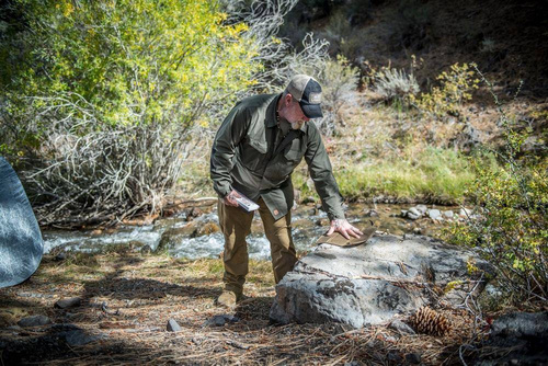 Helikon - Koszula Woodsman - Taiga Grün / Coyote - KO-WDN-DC-1109A