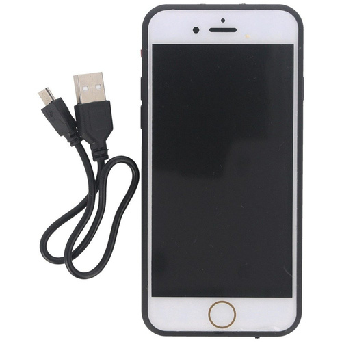 Paralyseur - Stun Gun Smartphone With Flashlight - 3 Million Volt - USB - Schwarz/Weiß - 6S