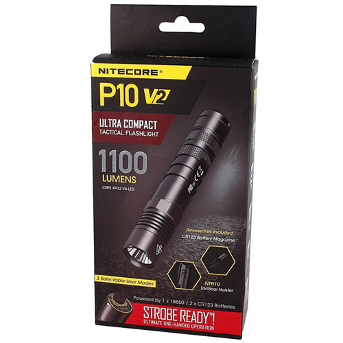 NiteCore - Precise P10 V2 LED-Taschenlampe - 1100 lm - P10 V2