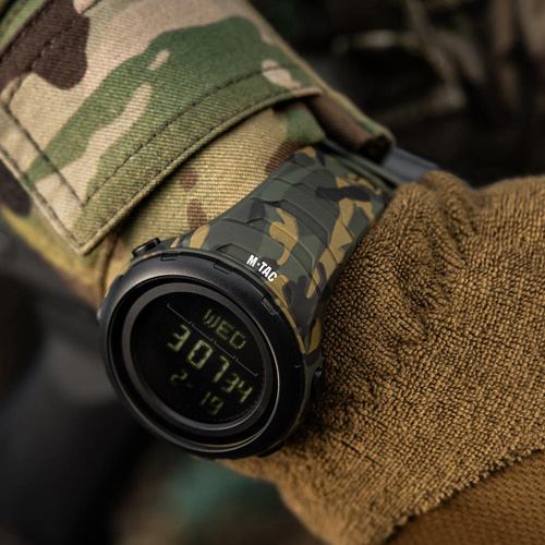 M-Tac - Taktische Uhr 2166 - LED - 5 ATM - Schwarz - 50008030