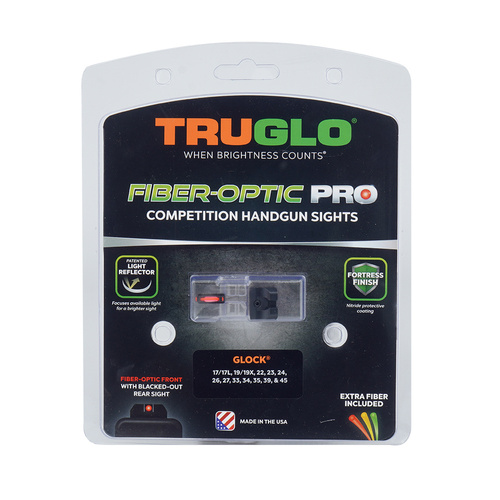 TruGlo - Fiberglasvisier Fiber-Optic Pro - Glock 17/19 - TG132G1