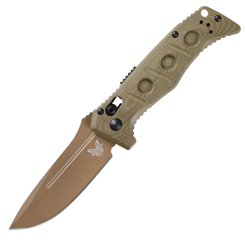 Benchmade - Taktisches Messer 2730FE-2 Mini Auto Adamas - CPM MagnaCut - Olive Drab - 2730FE-2 - Jagdmesser