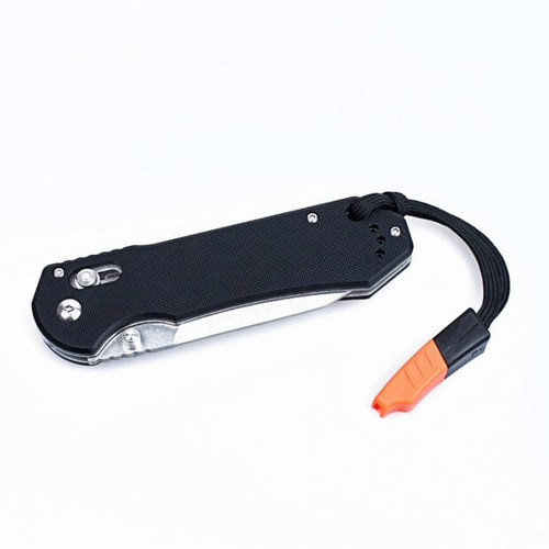 Ganzo - Klappmesser mit Pfeife - 440C - Schwarz - G7452-BK-WS