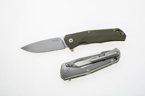 LionSteel - Taktische Messer T.R.E. - M390 - Grün - TRE GGR