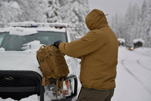 Helikon - Leichte Winterjacke Level 7 - Climashield® Apex™ - Coyote Brown - KU-L70-NL-11