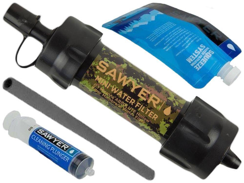 Sawyer - Mini Water Filtration System - Camo - SP107