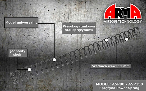 Arma Tech - Leistungsfeder - SP120 - ASP120