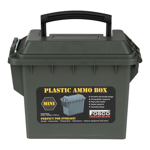 Fosco Industries - Munitionskiste Mini - 2,3 L - Polymer - Grün - 465201