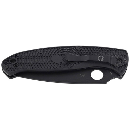Spyderco - EDC-Messer Resilience Lightweight Black Blade - Plain - Schwarz - C142PBBK