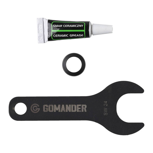 Gomander - Quadron Flammenkompensator - 9 mm - 1/2x28 UNEF-9 - Schwarz - TB0.10174