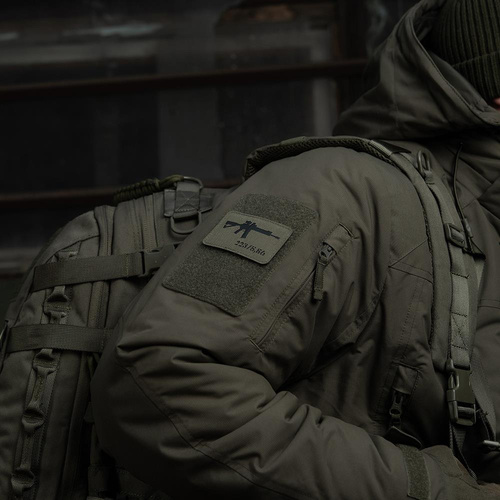 M-Tac - AR-15 223/5.56 Lasergeschnittener Aufnäher - Schwarz/Grau - 51111232