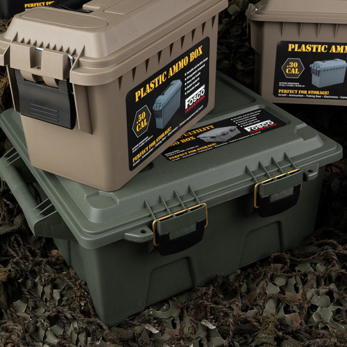 Fosco Industries - Utility Ammo Box Large - 28 L - Polymer - Grün - 465205