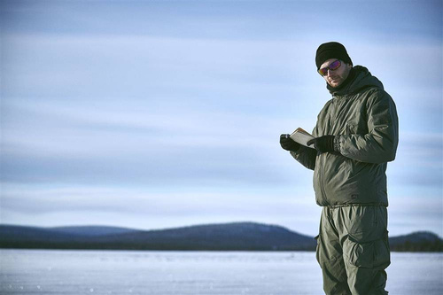 Helikon - Leichte Winterjacke Level 7 - Climashield® Apex™ - Flecktarn - KU-L70-NL-23