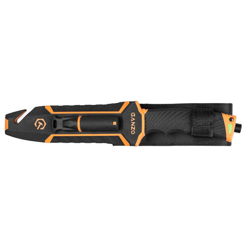 Ganzo - Taktisches Messer G8012V2 - Schwarz / Orange - G8012V2-OR
