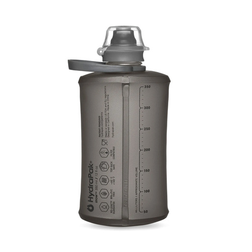 HydraPak - Weiche Wasserflasche Stow - TPU - 350 ml - Mammoth Grey - GS340MD