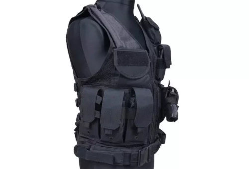 GFC Tactical - Taktische Weste KAM-39 - Schwarz - GFT-18-001853
