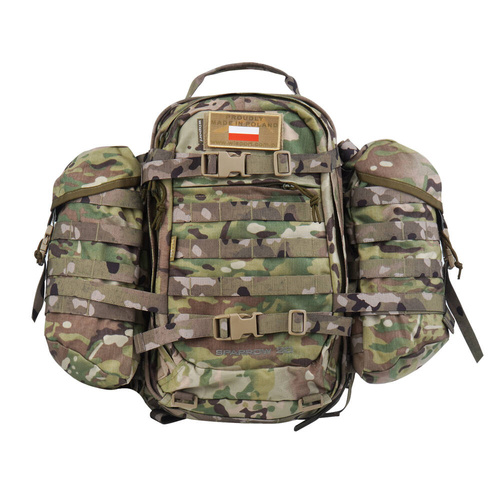 WISPORT - Sparrow 20 II Rucksack mit zwei Seitentaschen - 20 + 10 l - Multicam