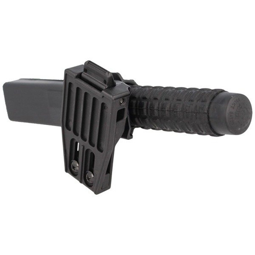 ESP - Gehärteter, erweiterbarer Schlagstock mit Halter - 23" - Extra-Griff - Schwarz - ExB-23H BLK BH-55