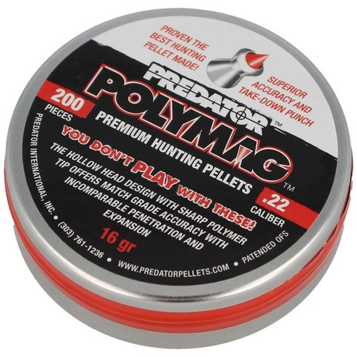 JSB - Predator PolyMag Luftgewehrkugeln - .22 / 5,5 mm - 200 Stück - 1002-01-200